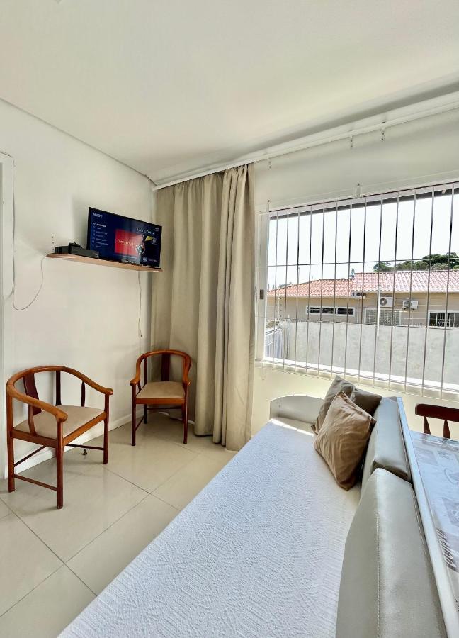 Estudio Ilha Centro Sul Ufsc, Ar Cond, Estac, Varanda, Vista Mar ฟลอเรียนอโปลิส ภายนอก รูปภาพ